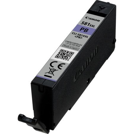 Cartucho tinta canon cli 581 pb xxl photo blue pixma tr7550 - tr8550 - ts6150 - ts6151 - ts8150 - ts8151 - ts8152 - ts9150 - ts9