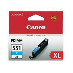 Cartucho tinta canon cli 551 xl cian mg6350 - mg5450
