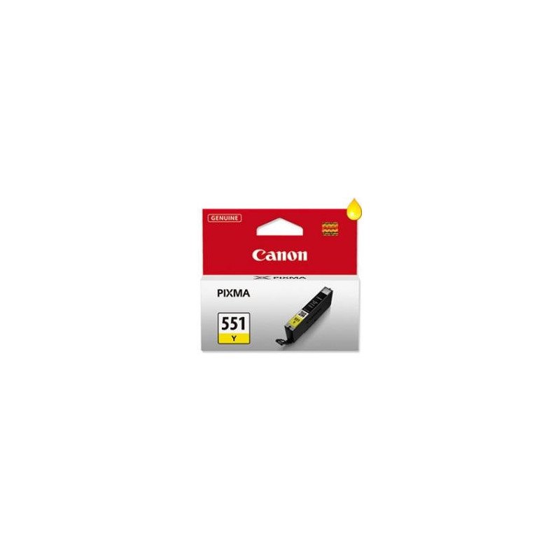 Cartucho tinta canon cli - 551y amarillo mg6350 - mg5450