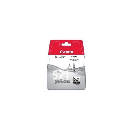 Cartucho tinta canon cli 521bk negro 9ml pixma 3600 - 4600 - 4700 - mp540 - 550 - 560 - 620 - 630 - 640 - 980 - mx860 - 870 blis