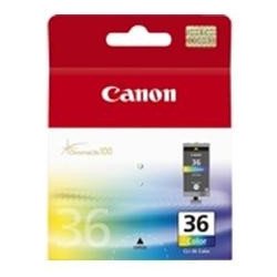 Cartucho tinta canon cli 36 cian - magenta - amarillo pixma mini 260 - ip100