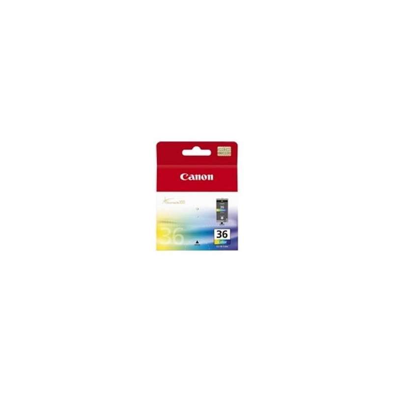 Cartucho tinta canon cli 36 cian - magenta - amarillo pixma mini 260 - ip100