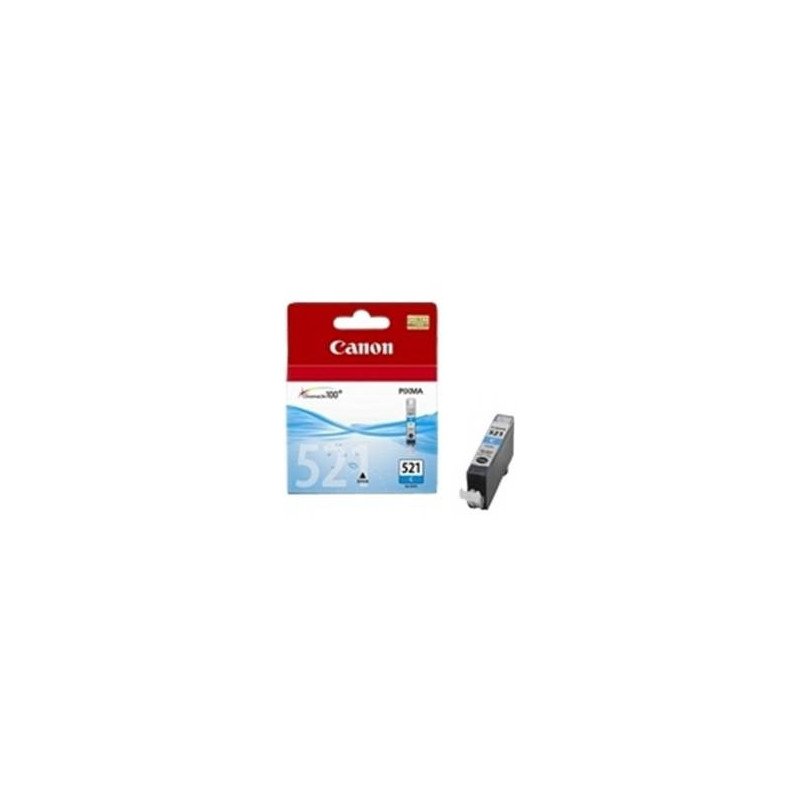 Cartucho tinta canon cli 521c cian pixma 9ml 3600 - 4600 - 4700 - mp540 - 550 - 560 - 620 - 630 - 640 - 980 mx860 - 870