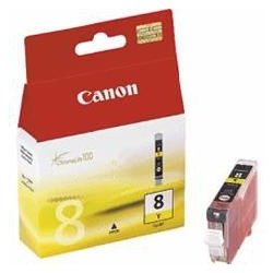 Cartucho tinta canon cli8 amarillo 8ml pixma 4200 - 5200 - 6600 - mp500 - 800