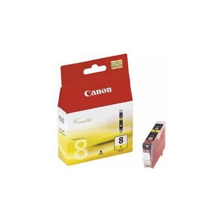 Cartucho tinta canon cli8 amarillo 8ml pixma 4200 - 5200 - 6600 - mp500 - 800