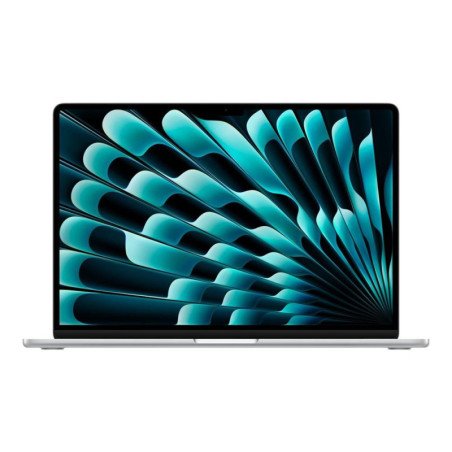 Portatil apple macbook air 15 silver - chip m3 8c - gpu 10c - 8gb - ssd 256gb - 15.3 pulgadas reacondicionado
