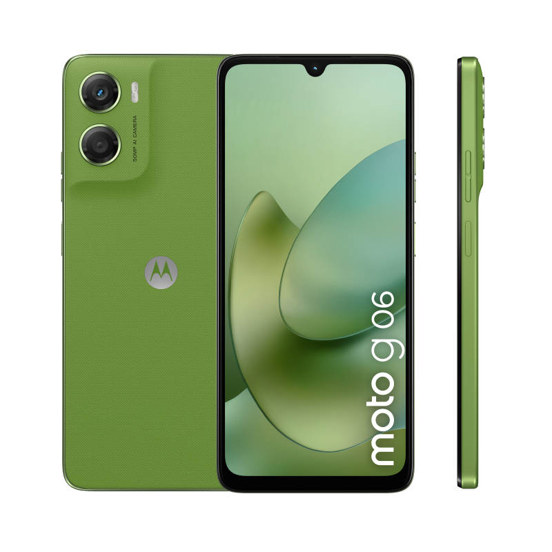 Movil motorola moto g06 4 - 256gb green
