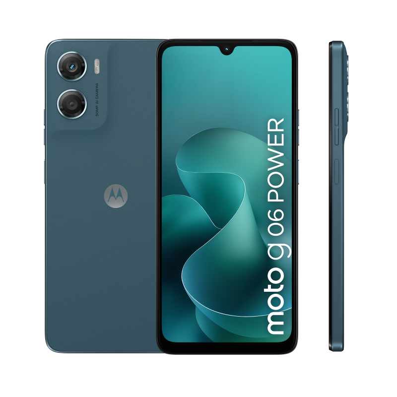 Telefono movil smartphone motorola moto g06 power - 4gb - 256gb - 6.88 pulgadas - tapestry blue