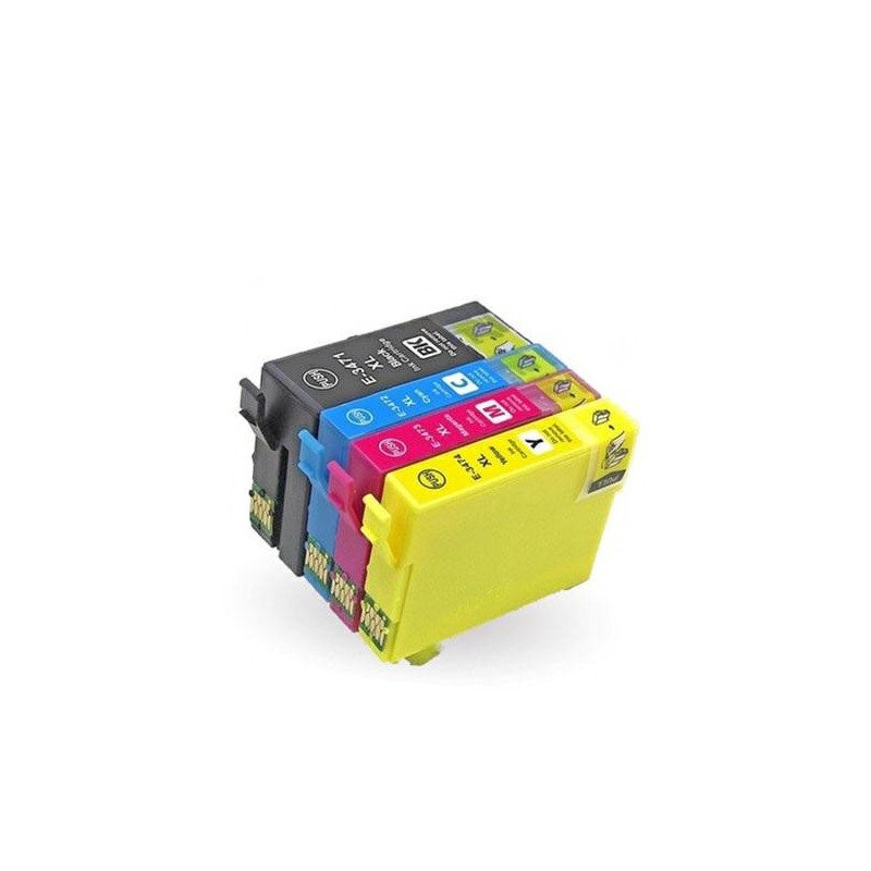 Tinta dayma epson t3472 - t3462 cian (34xl) calidad premium 950 pag