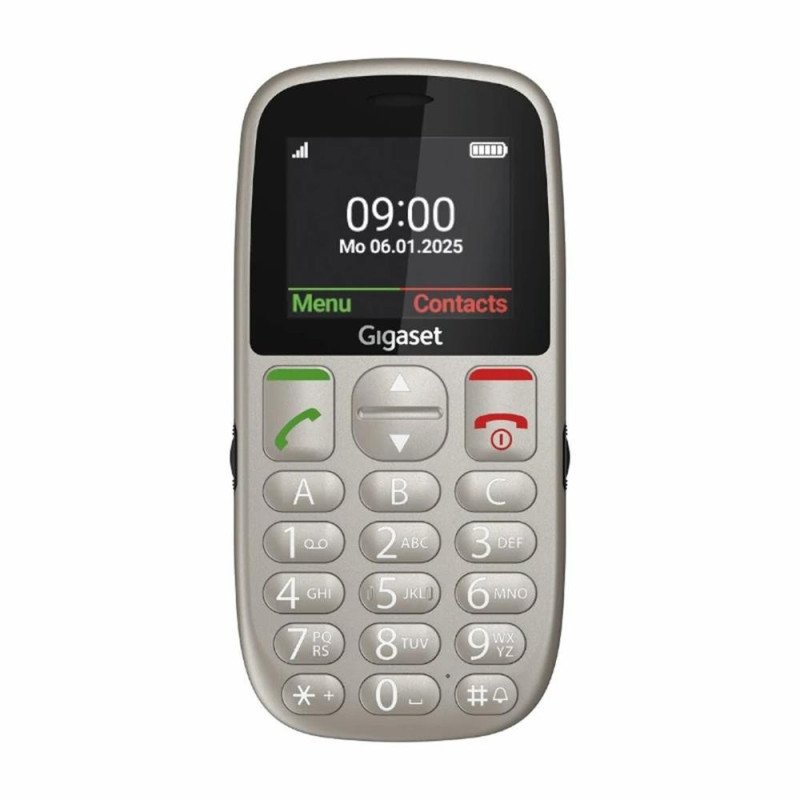 Telefono movil gigaset gl395 gris para mayores