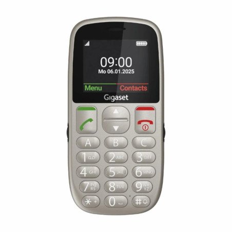 Telefono movil gigaset gl395 gris para mayores