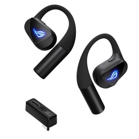 Auriculares asus rog cetra open inalambrico negro