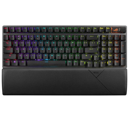 Teclado gaming asus rog strix scope ii 96 inalambrico rgb negro