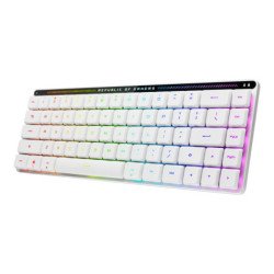 Teclado gaming asus rog falchion rx low profile inalambrico rgb blanco