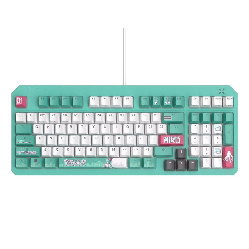 Teclado asus tuf gaming k3 gen ii hatsune miku edition rgb