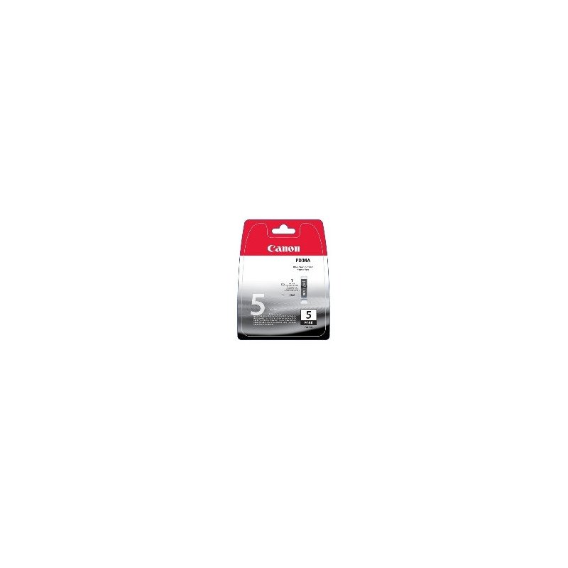 Cartucho tinta canon pgi 5 negro pigmentado 26ml pixma 4200 - 5200 mp 500 - 800 blister