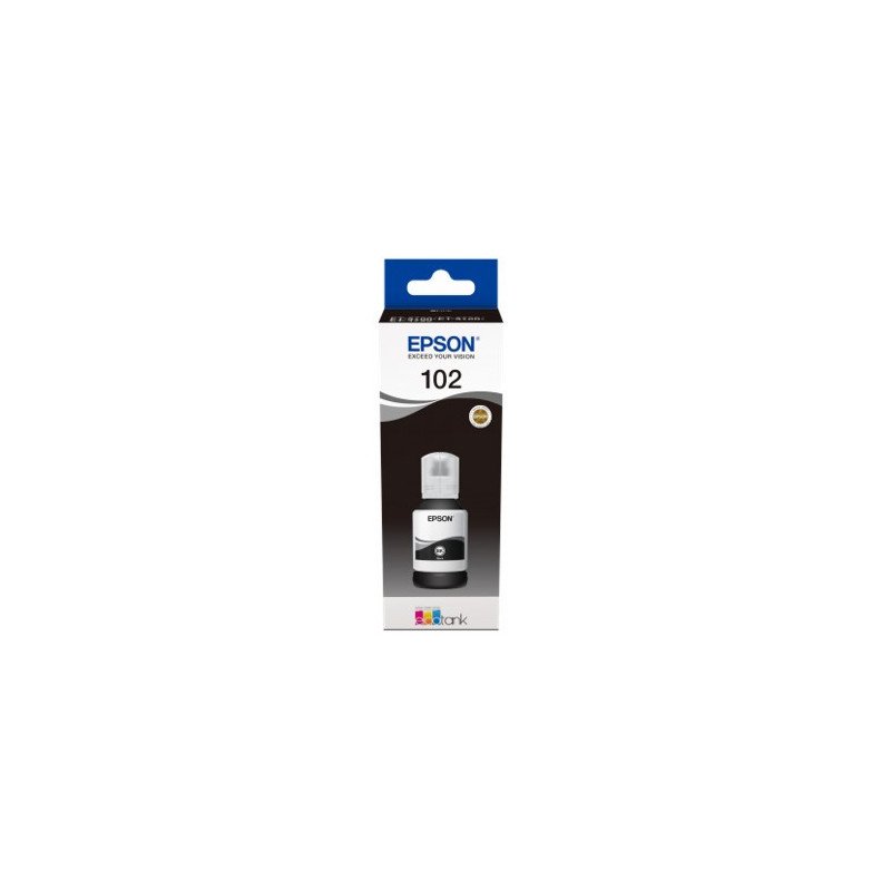 Cartucho tinta epson 102 c13t03r140 ecotank negro ink et - 2700 - et - 2750 - et - 3700 - et - 3750 - et4750