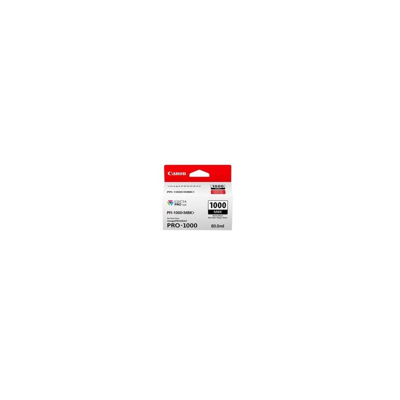 Cartucho canon pfi - 1000 mbk negro mate pro - 1000
