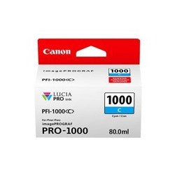 Cartucho canon pfi - 1000 c cian pro - 1000