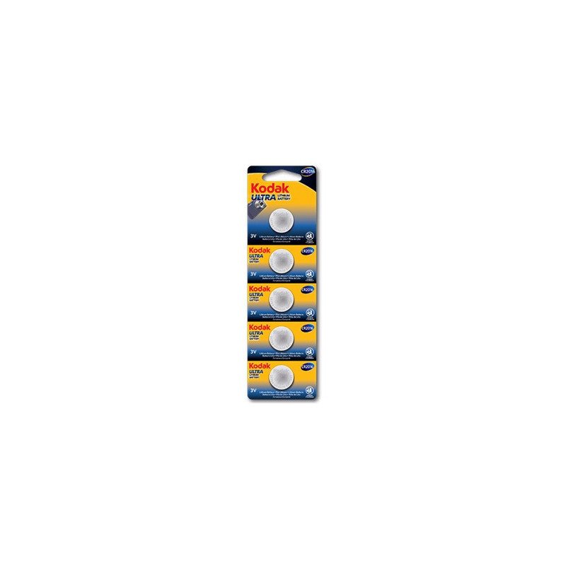 Blister pilas kodak boton litio ultra 2016 blister carton perforado - 5 pilas