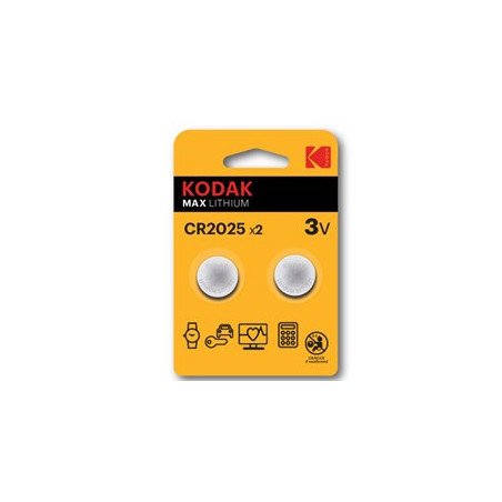 Blister pilas kodak boton litio max cr 2025 - pack blister 2 pilas