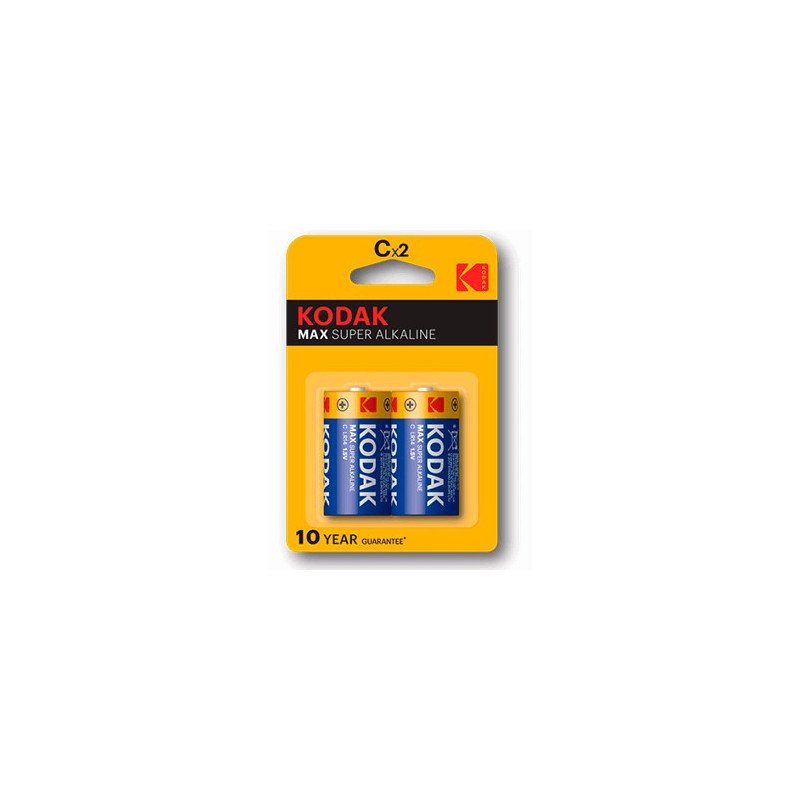 Blister pilas kodak alcalina max c lr14 1.5v - blister 2 pilas