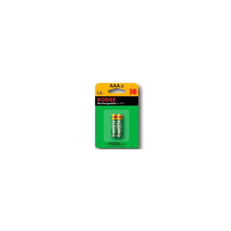 Blister pilas kodak recargables ni - mh aaa lr3 1000 mah - blister 2 pilas