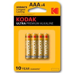 Blister pilas kodak alcalina ultra aaa lr3 - blister 4 pilas