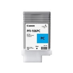Cartucho canon pfi106pc foto cian ipf6300s - ipf6400s - ipf6300 - ipf6350 - ipf6400 - ipf6450