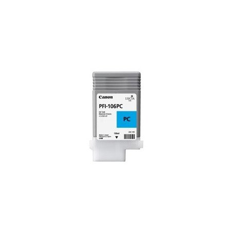 Cartucho canon pfi106pc foto cian ipf6300s - ipf6400s - ipf6300 - ipf6350 - ipf6400 - ipf6450