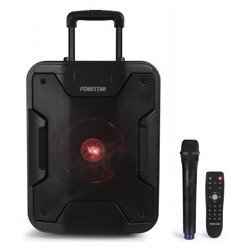Altavoz portatil fonestar california 200w - jack - auxiliar - funcion karaoke - bluetooth - usb - mp3 - radio fm - microfono