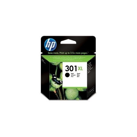 Cartucho tinta hp 301xl ch563ee negro 8ml 1050 - c5324 - c5370 - c5380 - c5388 - c6340 - d5460 - d5463