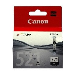 Cartucho tinta canon cli 521bk negro 9ml pixma 3600 - 4600 - 4700 - mp540 - 550 - 560 - 620 - 630 - 640 - 980 - mx860 - 870