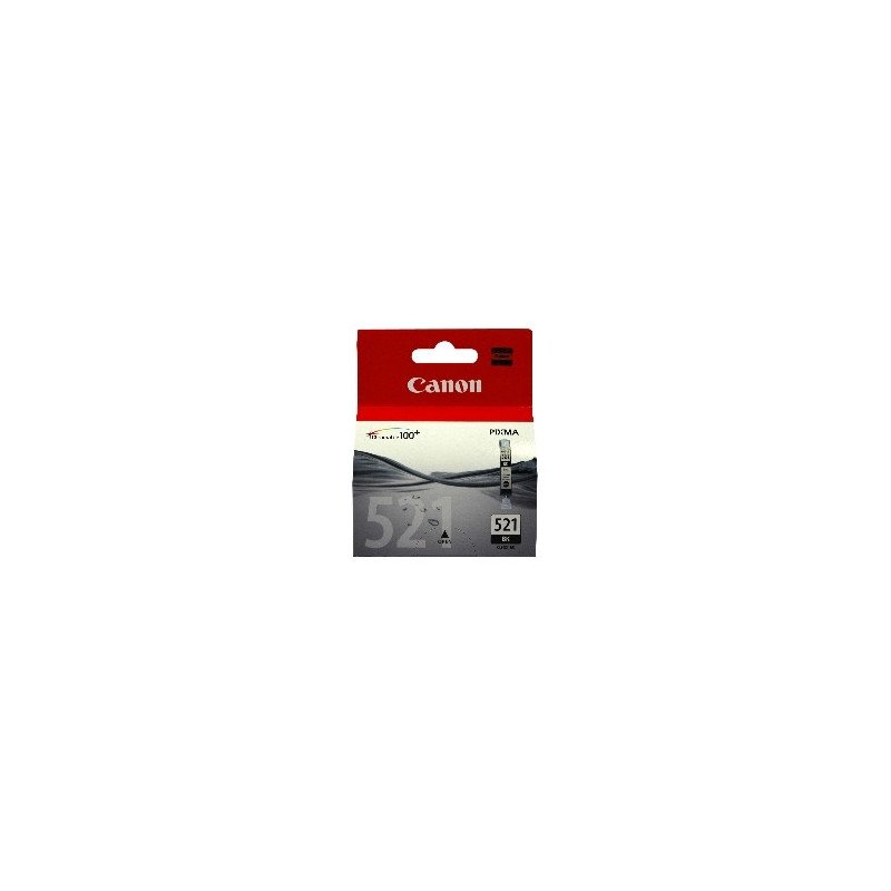 Cartucho tinta canon cli 521bk negro 9ml pixma 3600 - 4600 - 4700 - mp540 - 550 - 560 - 620 - 630 - 640 - 980 - mx860 - 870