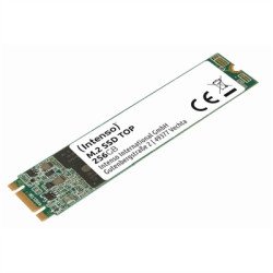 Disco duro interno solido ssd intenso top 256gb m.2 sata3
