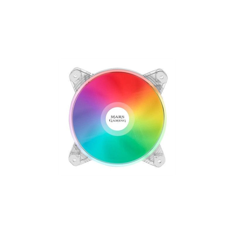 Ventilador caja mars gaming mfg chroma ultra silent 120mm rgb