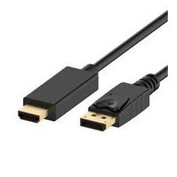 Cable ewent displayport 1.2 a hdmi gold plated de 3m