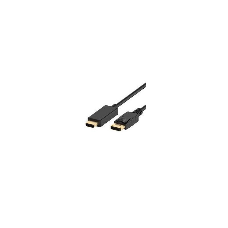Cable ewent displayport 1.2 a hdmi gold plated de 3m