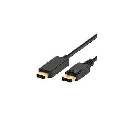 Cable ewent displayport 1.2 a hdmi gold plated de 3m