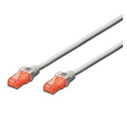 Cable red ewent latiguillo rj45 utp cat6 3m gris