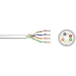Bobina cable de red ewent ew - mat - 6u - r - 305 - s cat 6 u - utp awg23 - 1 cca 305mt rigido