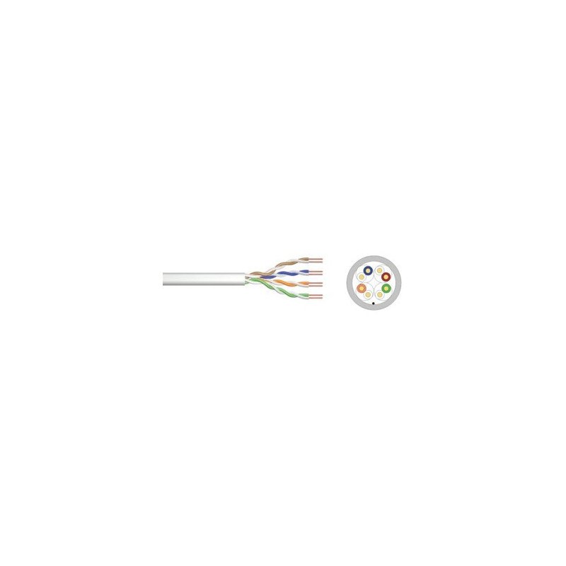 Bobina cable de red ewent ew - mat - 6u - r - 305 - s cat 6 u - utp awg23 - 1 cca 305mt rigido