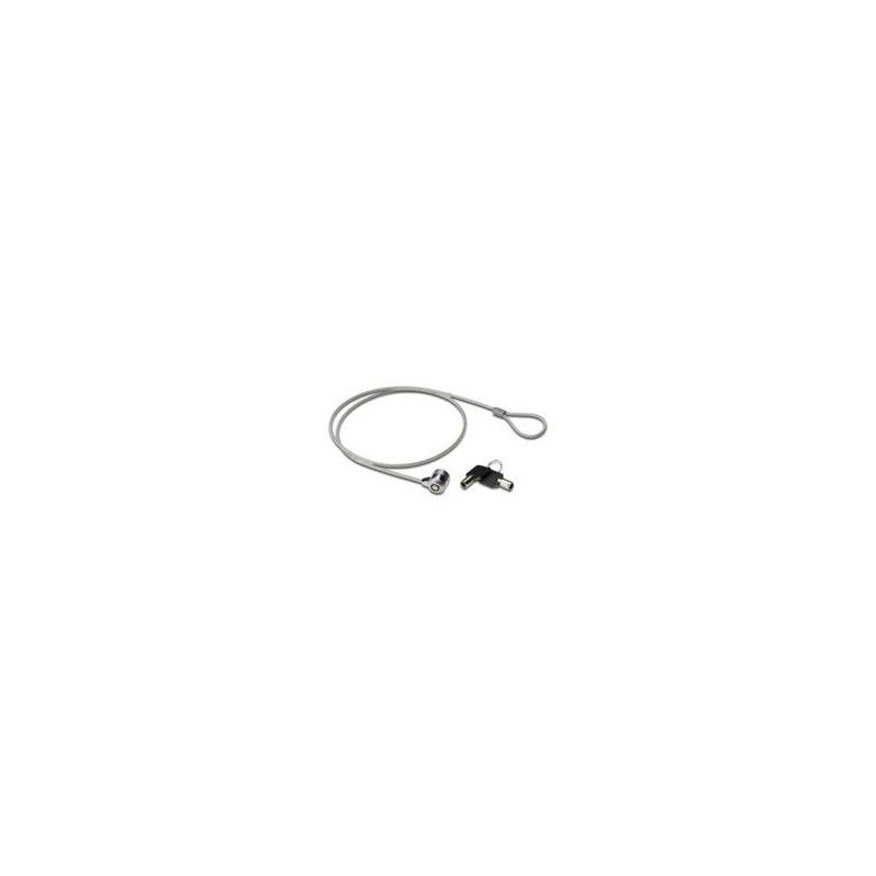 Cable de seguridad ewent cierre kensington (universal) para portatil - 2 llaves - 1.5m