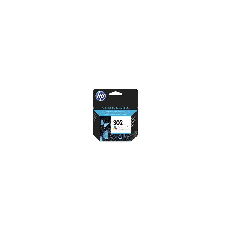 Cartucho tinta hp f6u65ae tricolor 302 officejet 3830