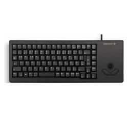 Teclado cherry xs trackball raton integrado compacto usb negro