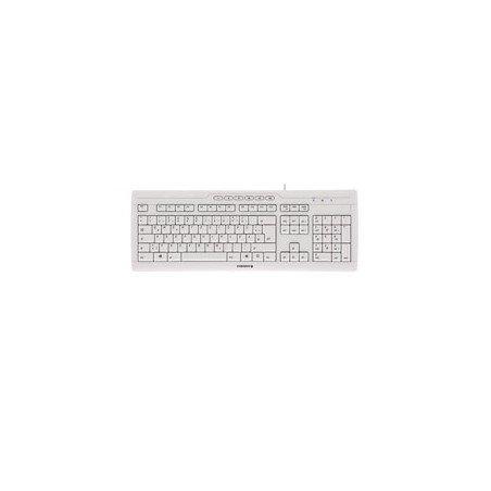 Teclado cherry stream 3.0 usb ultraplano blanco
