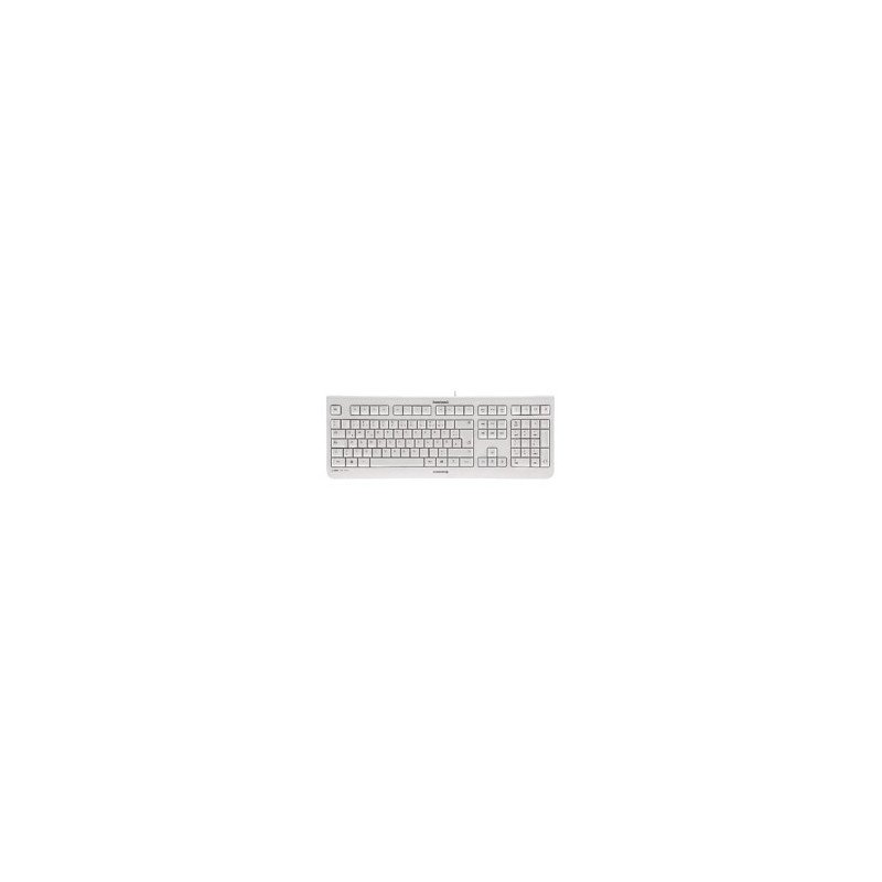 Teclado cherry kc 1000 silencioso usb ultra slim blanco