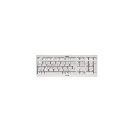 Teclado cherry kc 1000 silencioso usb ultra slim blanco