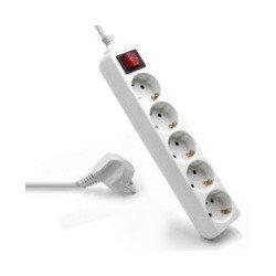 Regleta ewent 5 tomas shucko 16a interruptor
