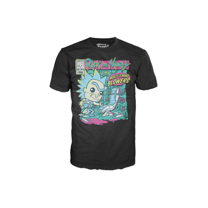 Camiseta funko series tv rick & morty morty mind blowers 64530
